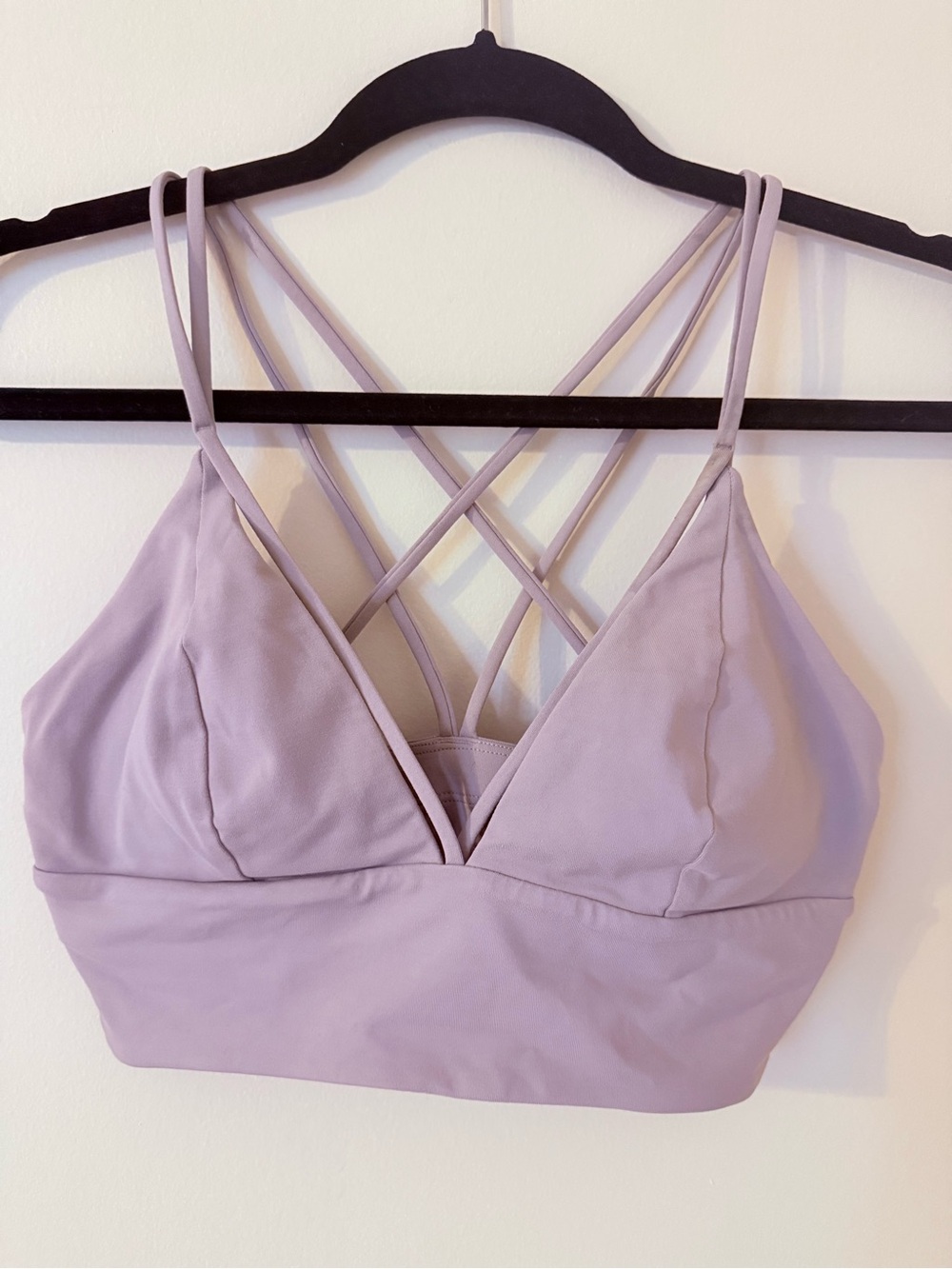 LULULEMON ATHLETICA • Taupe Strappy Sports Bralette